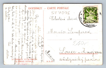 Postcard FROM THE VRBOV GARDEN (ST7076)