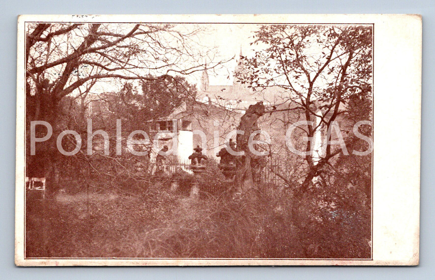 Postcard FROM THE VRBOV GARDEN (ST7076)