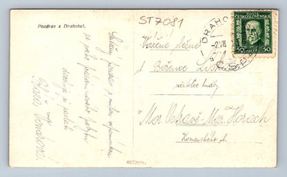 Postcard GREETINGS FROM DRAHOTUŠ (ST7081)