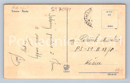 Postcard TRNMICE - SCHOOL (ST7091)
