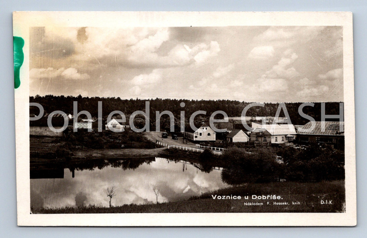 Postcard COACH AT DOBŘÍŠE (ST7095)