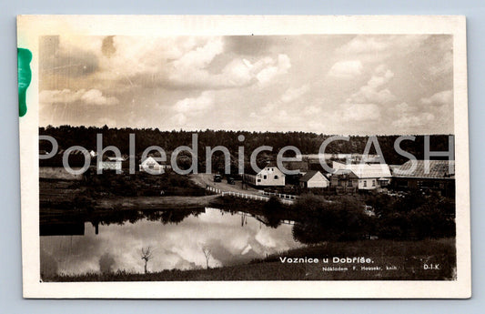 Postcard COACH AT DOBŘÍŠE (ST7095)