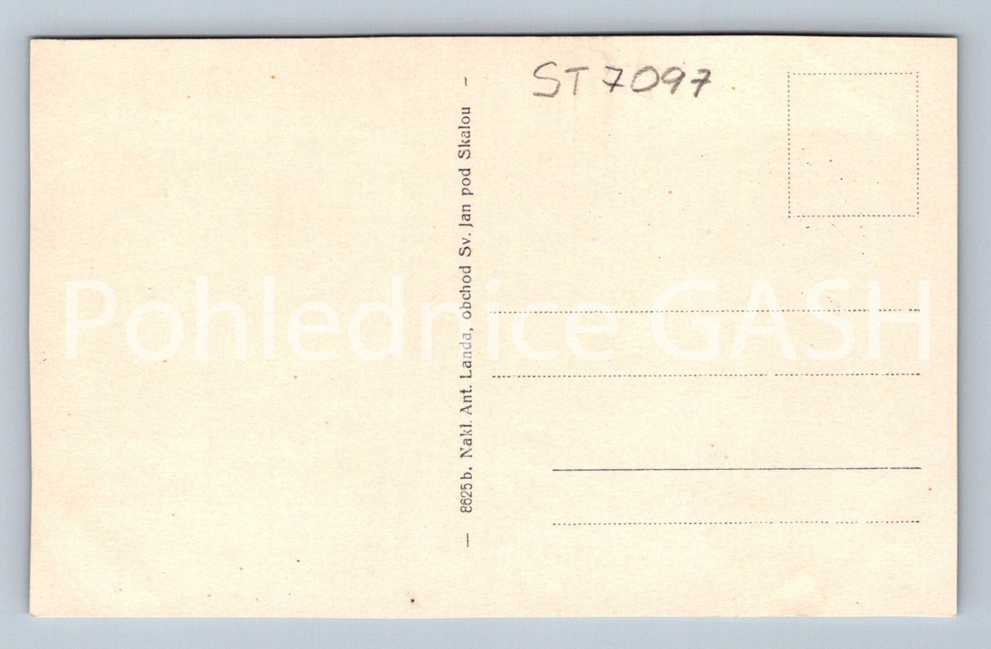 Postcard HOLY KHAN UNDER THE ROCK (ST7097)