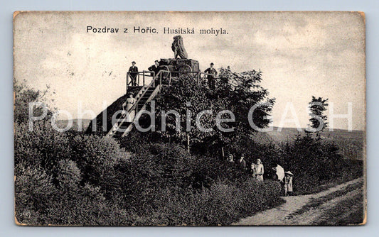 Postcard GREETINGS FROM HOŘICE (ST7102)