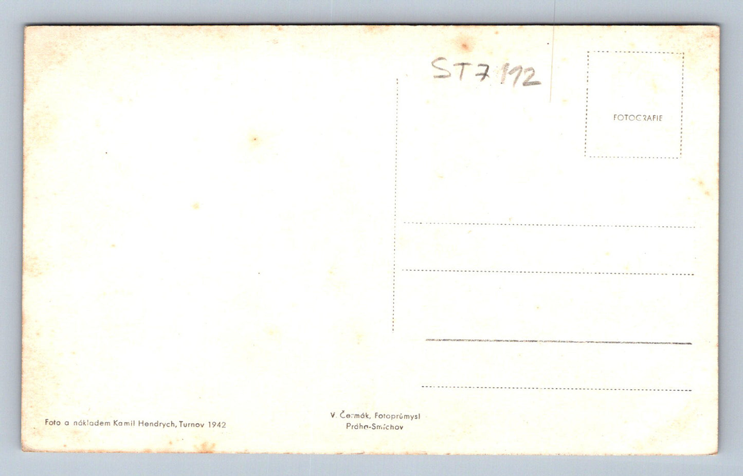 Postcard BOHEMIAN PARADISE (ST7112)