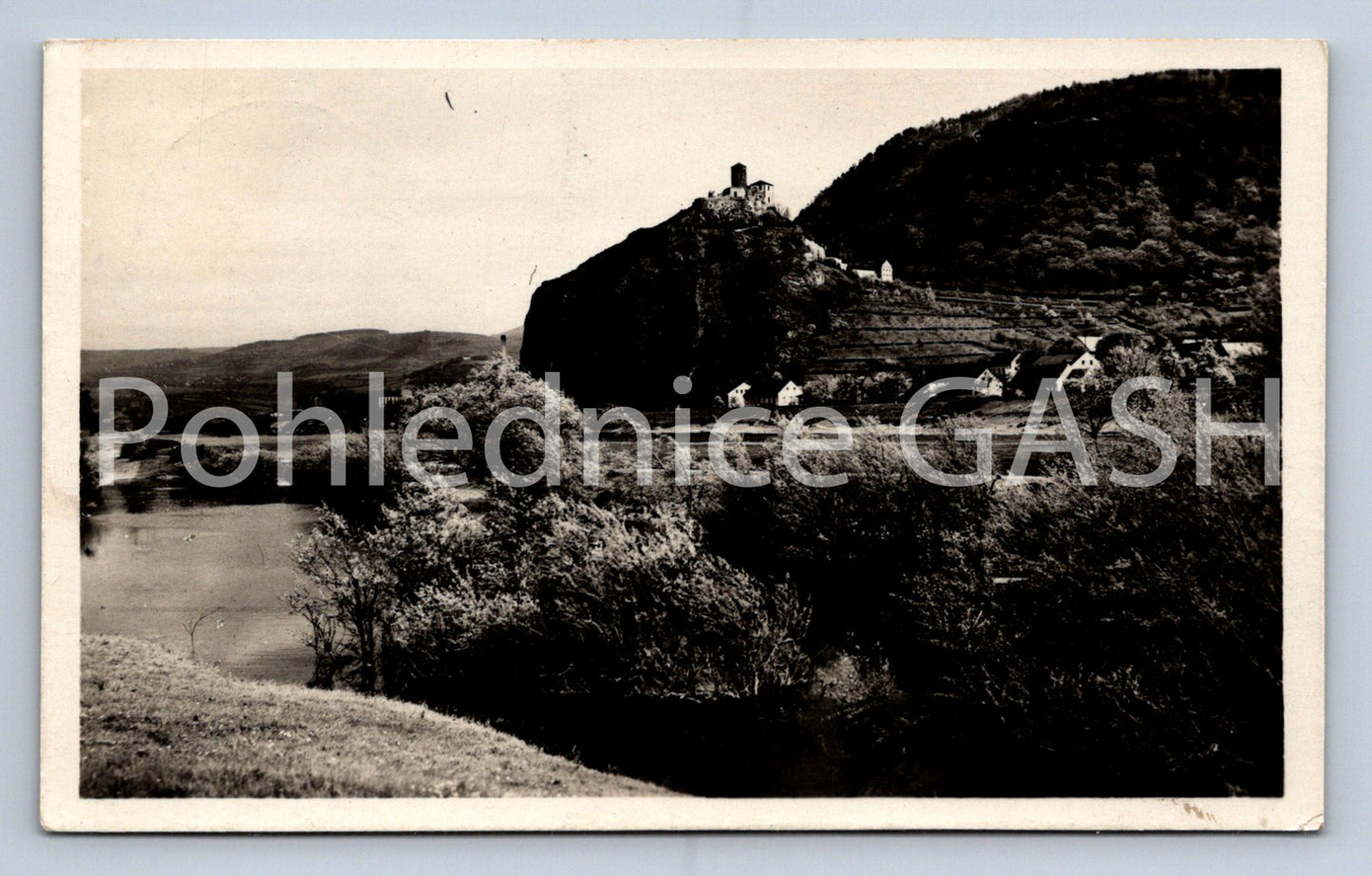 Postcard STŘEKOV NAD LABEM CASTLE (ST7117)