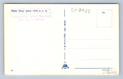 Postcard LOW TATRAS (ST7125)