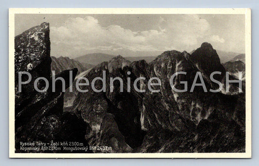 Postcard HIGH TATRAS (ST7134)