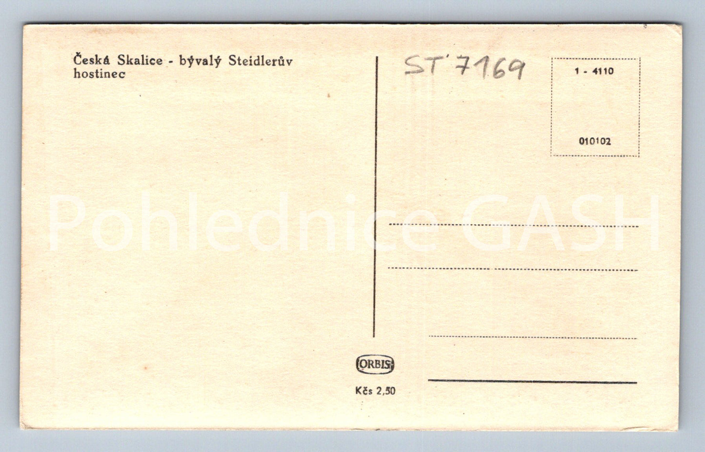 Postcard CZECH SKALICE (ST7169)
