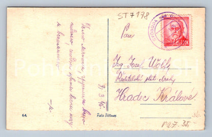 Postcard BOHEMIAN MOUNTAINS IN WINTER (ST7178)