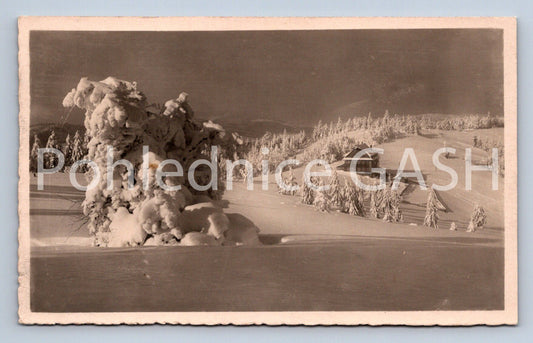 Postcard BOHEMIAN MOUNTAINS IN WINTER (ST7178)