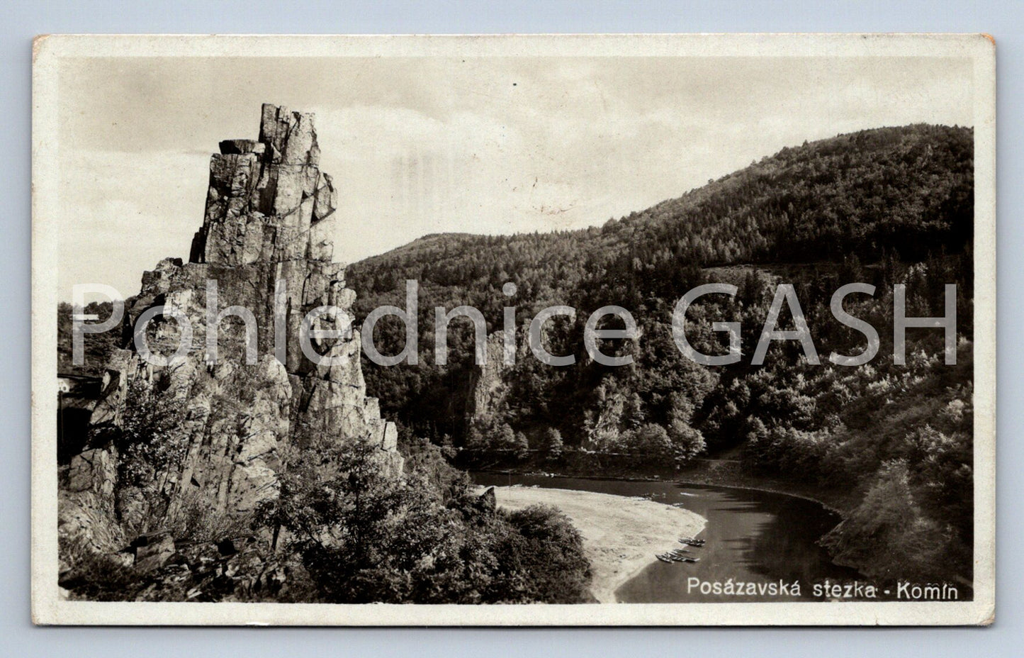 Postcard POSÁZAVÁ TRAIL - CHIMNEY (ST7186)