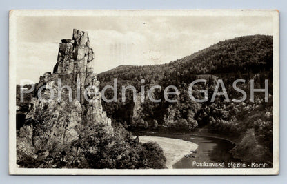 Postcard POSÁZAVÁ TRAIL - CHIMNEY (ST7186)