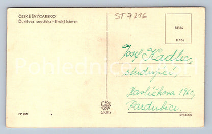 Postcard CZECH SWITZERLAND (ST7216)