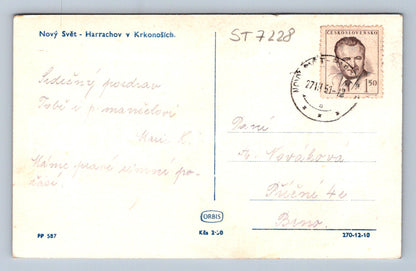 Postcard NEW WORLD - HARRACHOV IN THE KRKONOSZIE (ST7228)