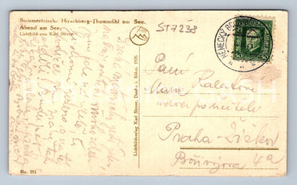 Postcard SOMMERTRSCHE HIRSEHBERG (ST7238)