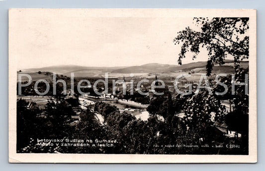 Postcard SUŠICE RESORT IN ŠUMAVĚ (ST7243)