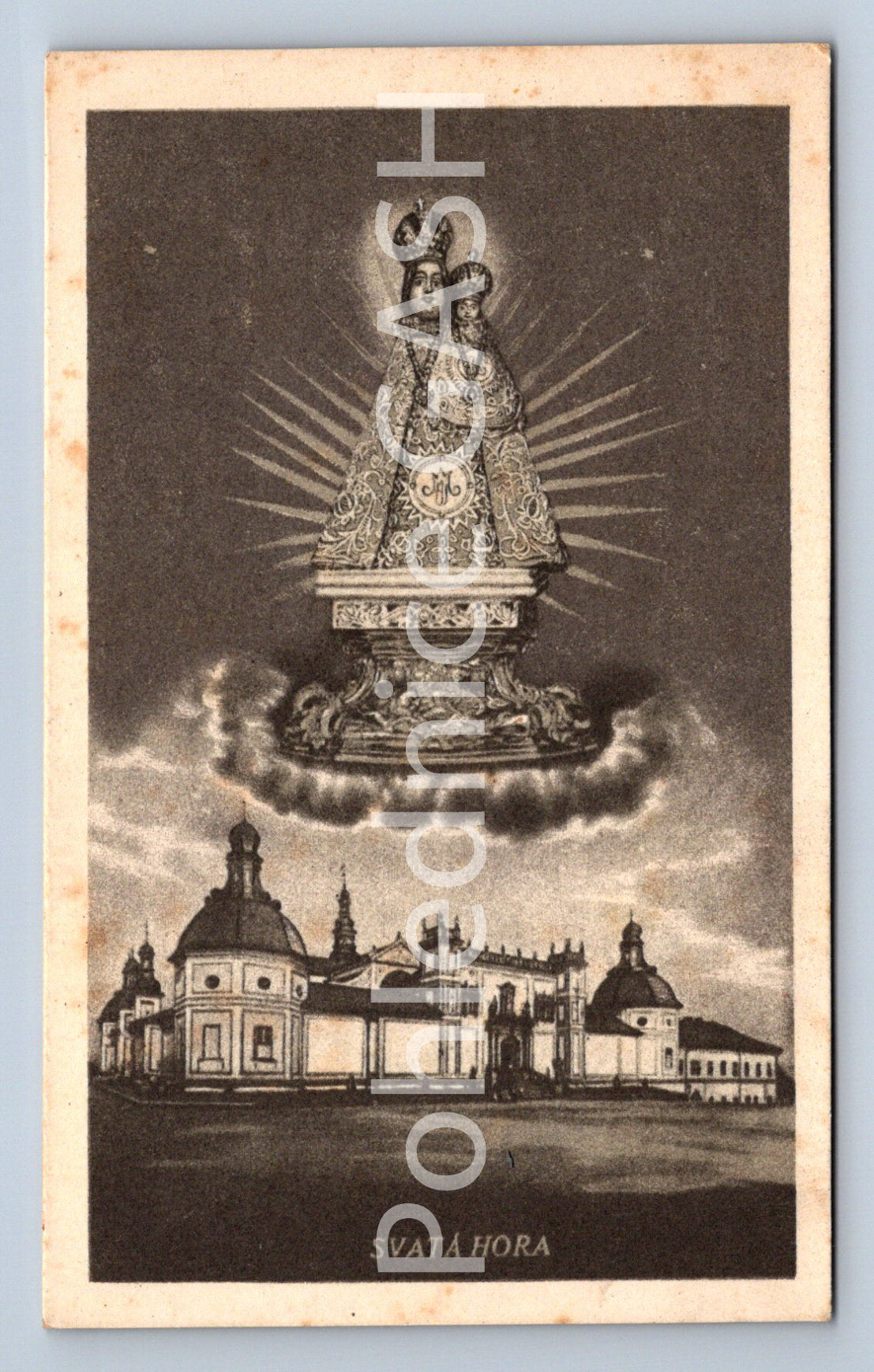 Postcard HOLY MOUNTAIN (ST7259)