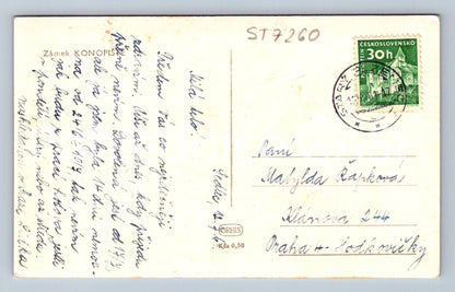 Postcard KONOPIŠTĚ CASTLE (ST7260)