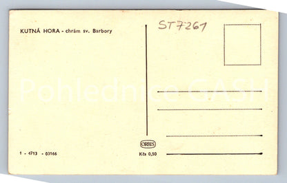 Postcard KUTNÁ HORA - CHURCH OF ST. BARBARA (ST7261)