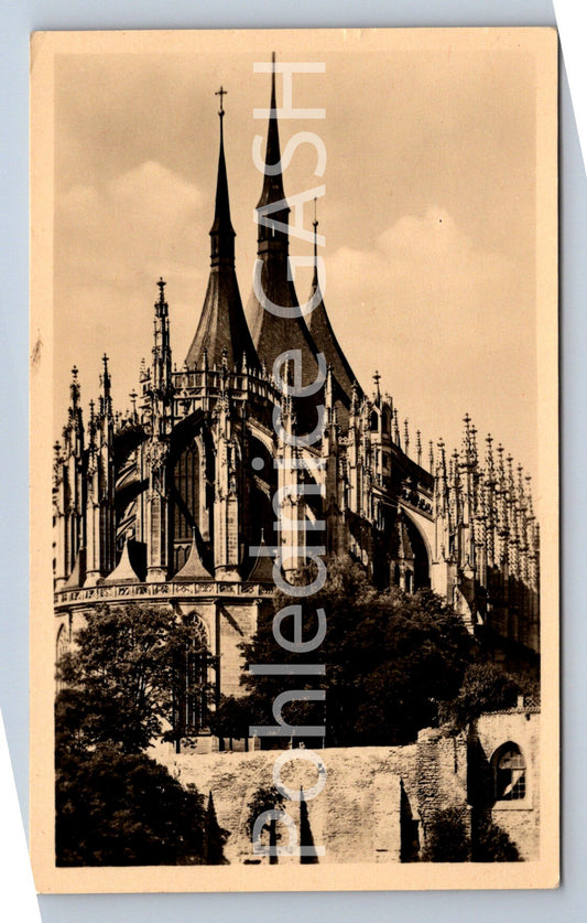 Postcard KUTNÁ HORA - CHURCH OF ST. BARBARA (ST7261)