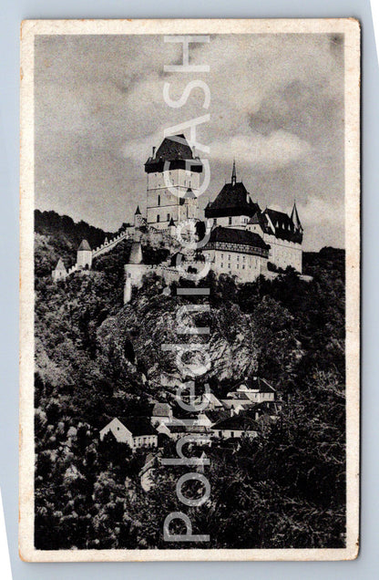 Postcard KARLŠTEJN CASTLE (ST7263)