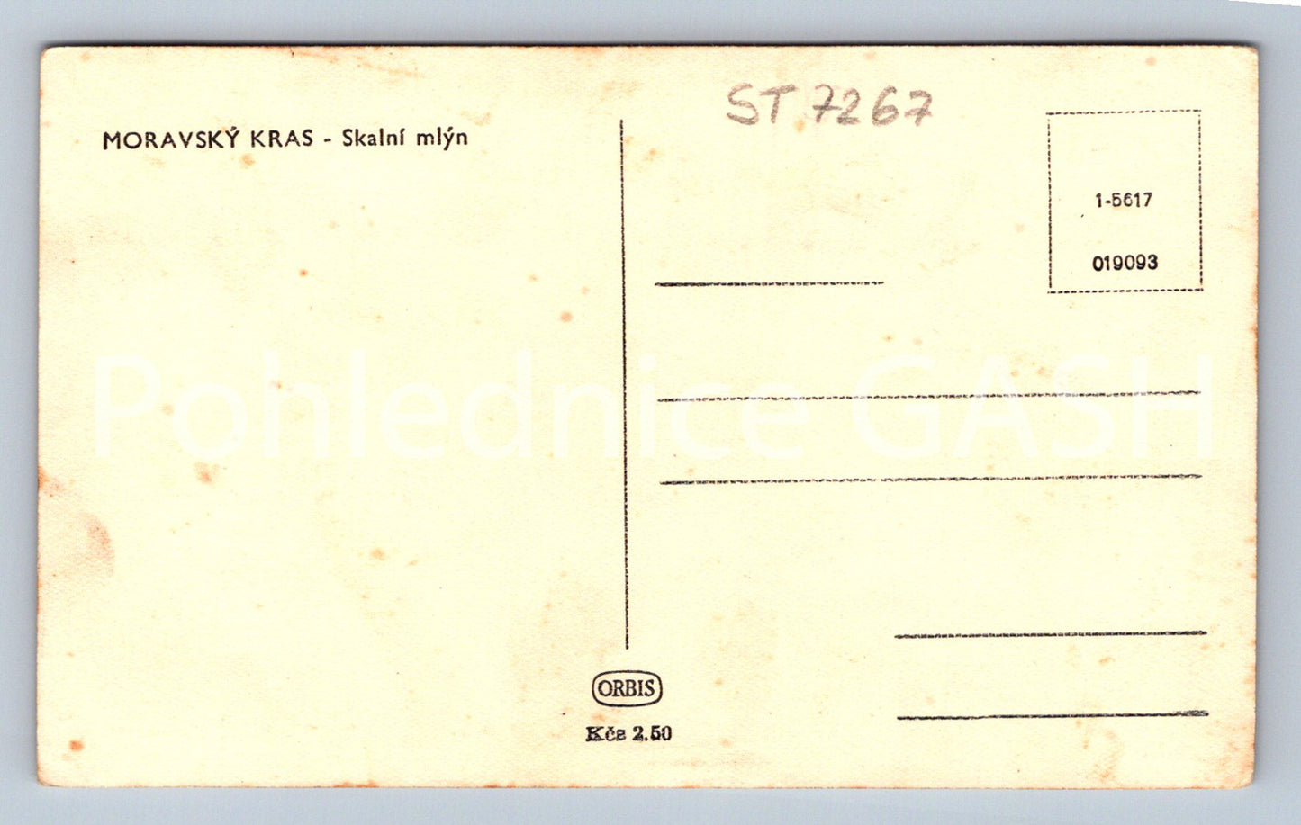 Postcard MORAVIAN KRAS (ST7267)