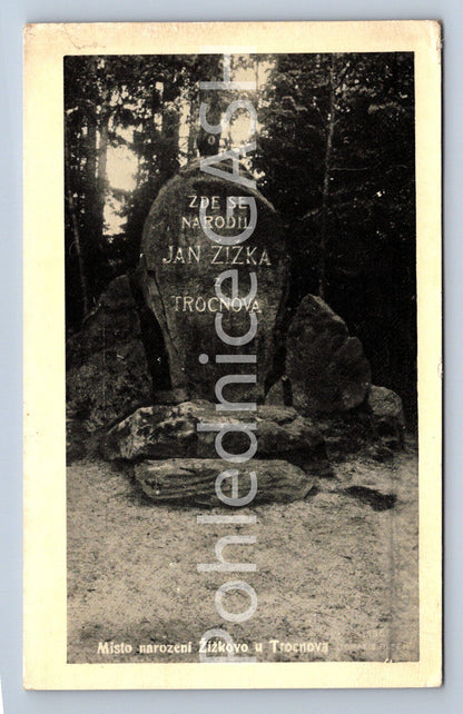 Postcard BIRTHPLACE OF ŽIŽKOV U TROCNOVA (ST7272)