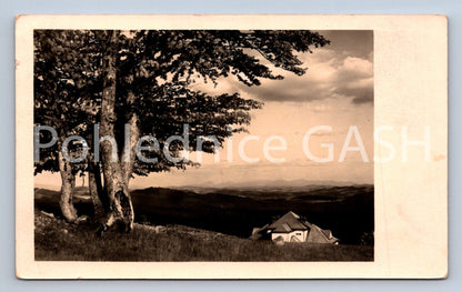 Postcard GRUŇ IN THE BACKGROUND OF THE FATRA MOUNTAINS (ST7287)