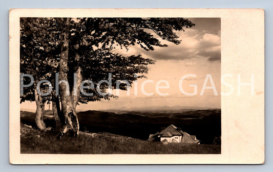 Postcard GRUŇ IN THE BACKGROUND OF THE FATRA MOUNTAINS (ST7287)