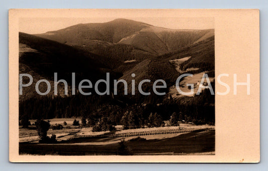 Postcard LYSÁ HORA - SHADOWS IN THE MAZÁK VALLEY (ST7292)