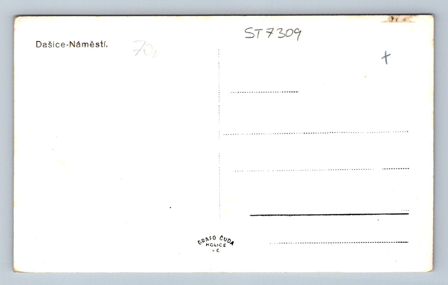 Postcard DAŠICE - SQUARE (ST7309)