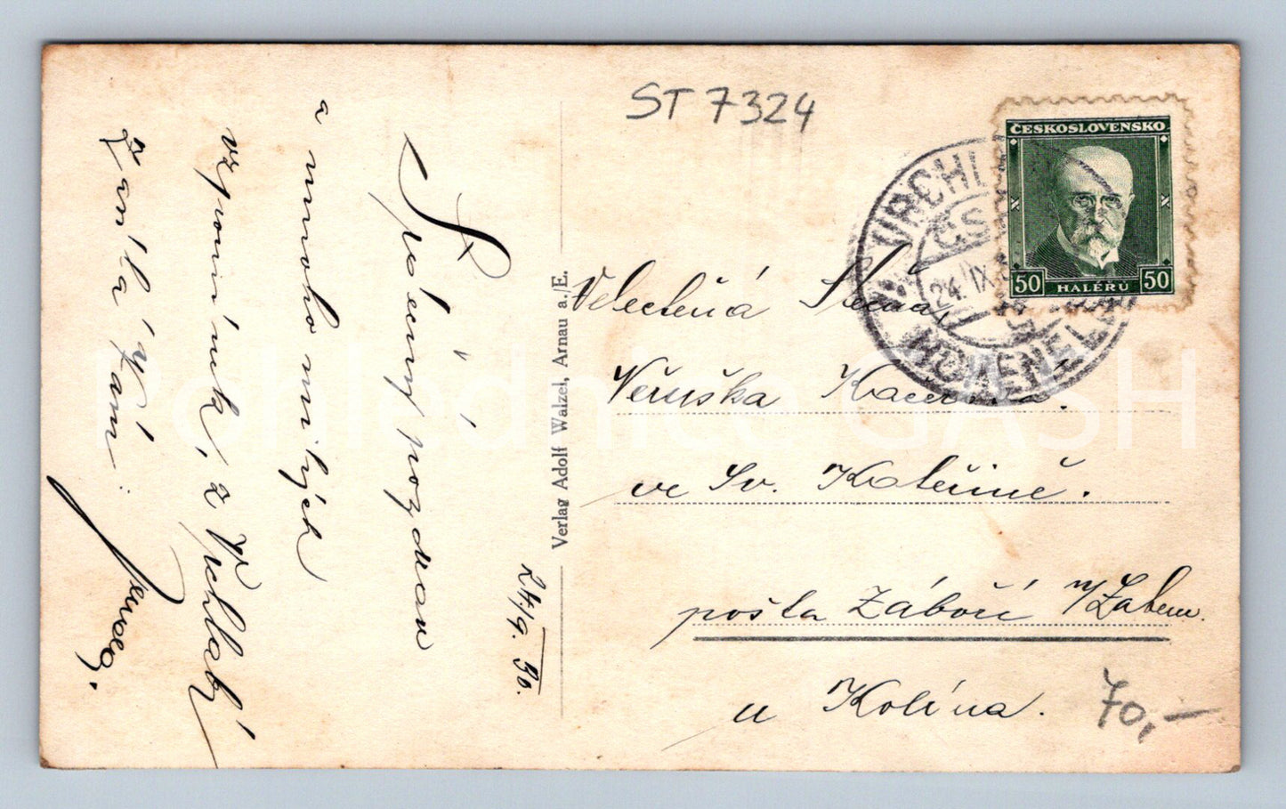 Postcard HOHENELBE - VRCHLABÍ (ST7324)