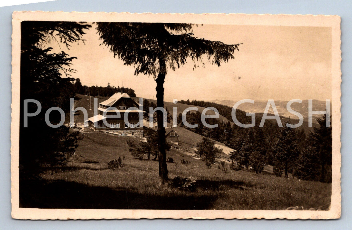 Postcard JAVORNÍKY - MOUNTAIN HOTEL PORTÁŠ (ST7326)