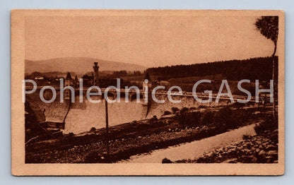 Postcard ELBE RESERVOIR IN TĚŠNOV (ST7351)