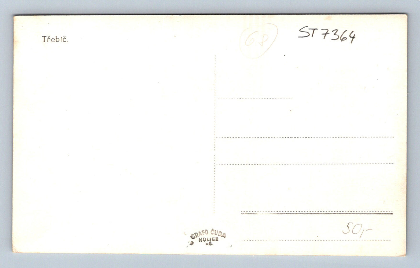 Postcard TŘEBÍC (ST7364)
