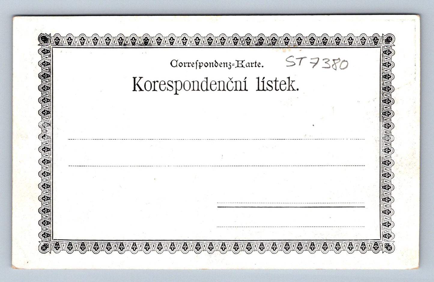 Postcard PRAGUE 100 YEARS AGO - OLD TOWN SQUARE (ST7380)