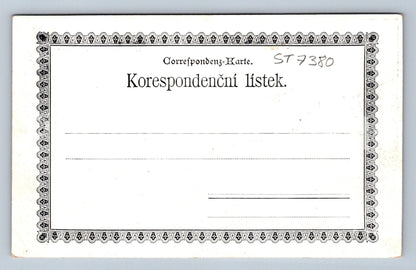 Postcard PRAGUE 100 YEARS AGO - OLD TOWN SQUARE (ST7380)