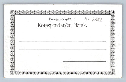 Postcard PRAGUE 100 YEARS AGO - LESSER TRANSKY SQUARE (ST7382)