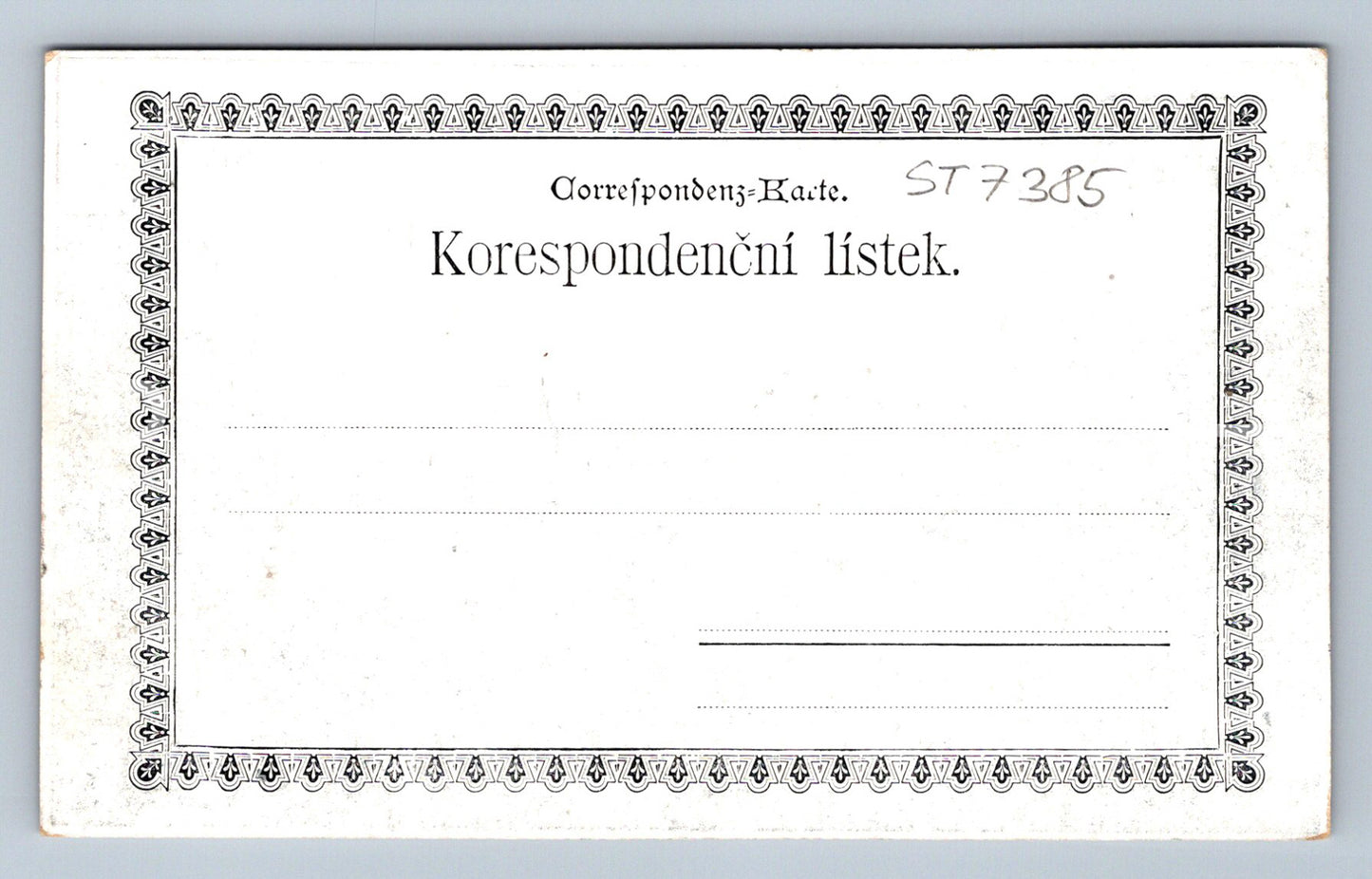 Postcard PRAGUE 100 YEARS AGO - LESSER TRANSKY SQUARE (ST7385)