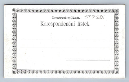 Postcard PRAGUE 100 YEARS AGO - LESSER TRANSKY SQUARE (ST7385)