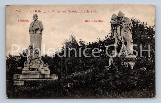 Postcard HOŘICE - PARTY FROM CREAM ORCHARDS (ST7397)