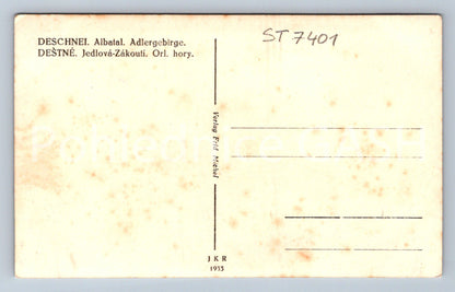 Postcard RAINY - FIRE CORNERS OF ORLICKÁ MOUNTAINS (ST7401)