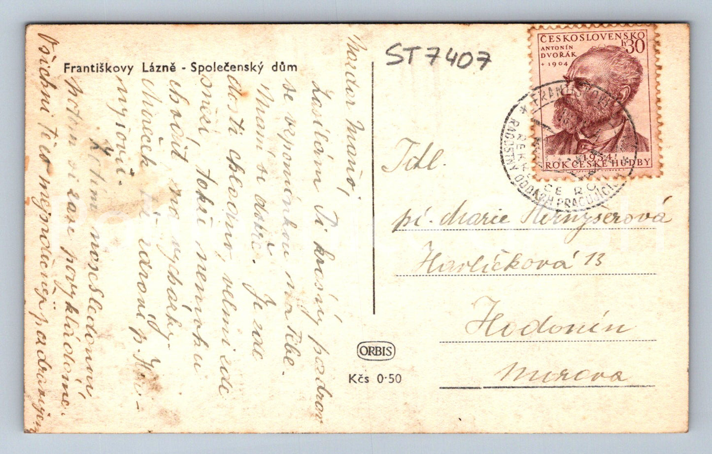 Postcard FRANCIS' SPA (ST7407)