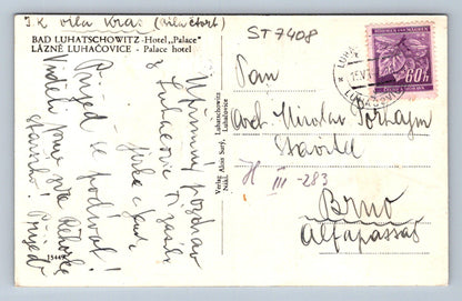 Postcard LÁZNĚ LUHAČOVICE - PALACE HOTEL (ST7408)