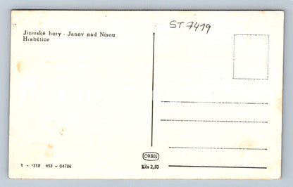 Postcard JIZERSKÉ MOUNTAINS - JANOV NAD NISOU HRABĚTICE (ST7419)