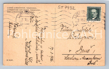 Postcard LÁZNĚ LUHAČOVICE (ST7432)