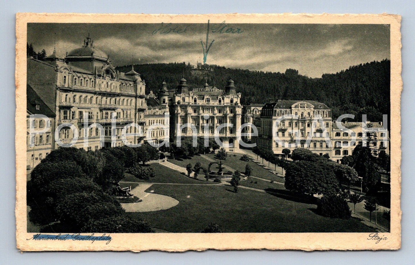 Postcard MARIANSKÉ LÁZNĚ (ST7434)