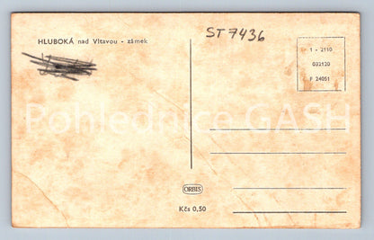 Postcard HLUBOKA NAD VLTAVOU (ST7436)