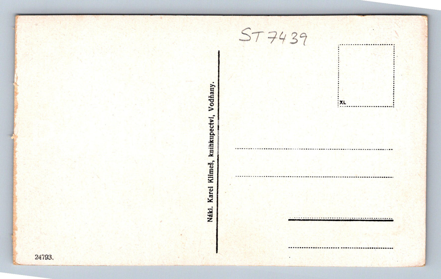 Postcard VODŇANY - INTERIOR OF THE CHURCH OF THE VIRGIN MARY (ST7439)